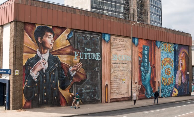 glasgow mural trail map